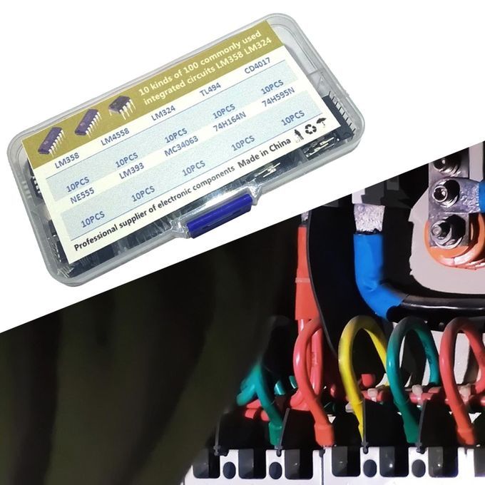 100 Count 10 Kinds IC Assortment Kit OPAMP, Single Precision ,
