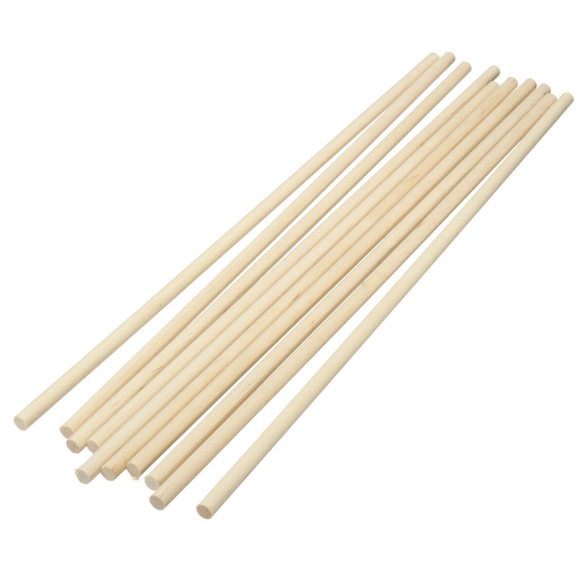 10pcs Round Wooden Lollipop Lolly Sticks Cake Dowels DIY Food Hand Crafts Tool 6mm 6mm