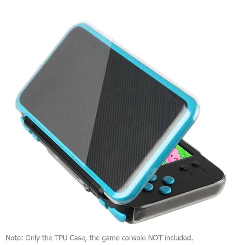 Gaming TPU Soft Shelamepad Transparent Protective Covers Housing Protection Skin Cover Case For Nintendo  2DS XL LL