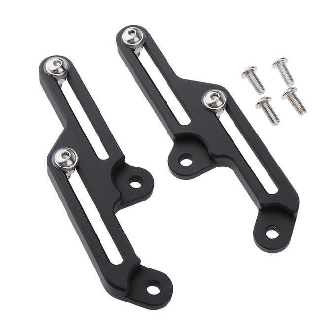 Black Windscreen Adjusters For Honda NC700X 2012 2013 2014 2015