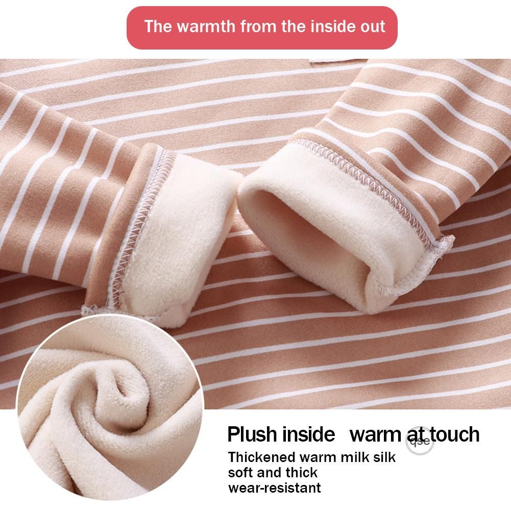 Children's Striped Bottoming Shirt  Baby Turtleneck