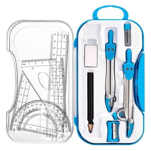 Geometry Set 10 Pcs Math Supplies Kit,Including
