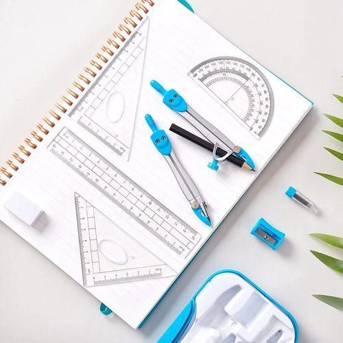 Geometry Set 10 Pcs Math Supplies Kit,Including