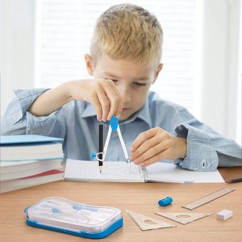 Geometry Set 10 Pcs Math Supplies Kit,Including