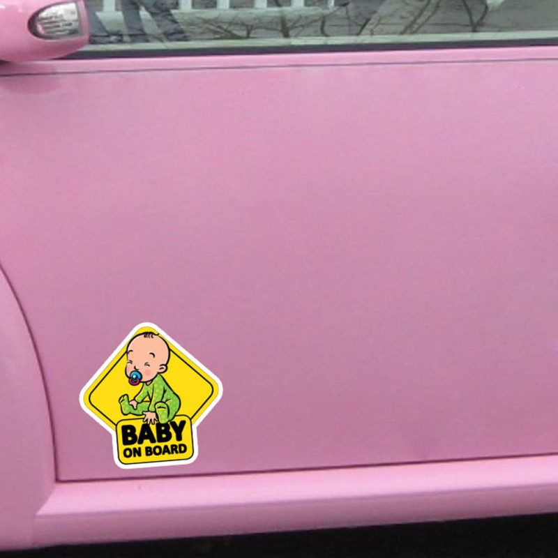 BABY ON BOARD Car Auto Body Window Reflective Sticker-