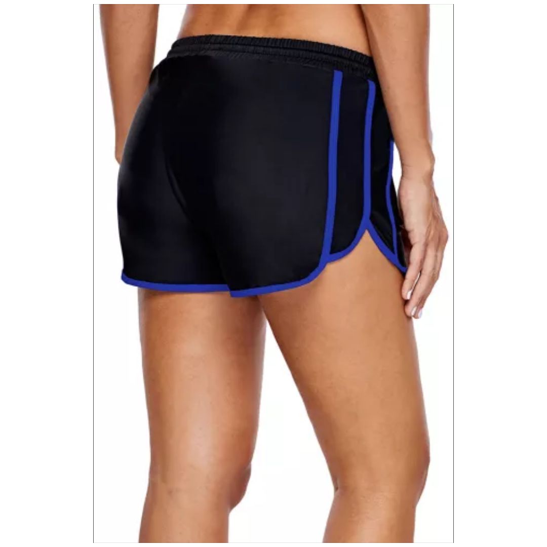 Mfed Sporty Piping Trim Black Swim Short