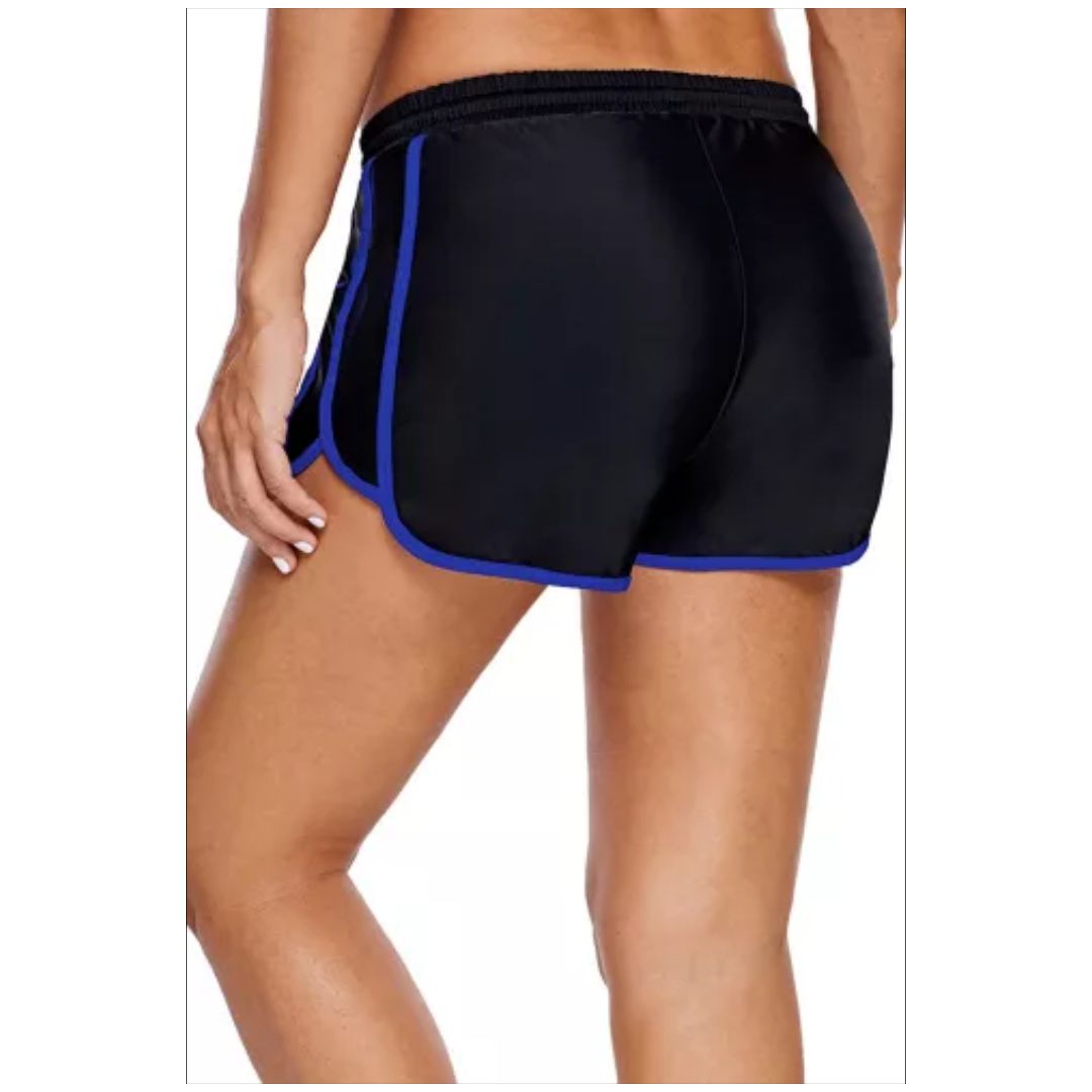 Mfed Sporty Piping Trim Black Swim Short