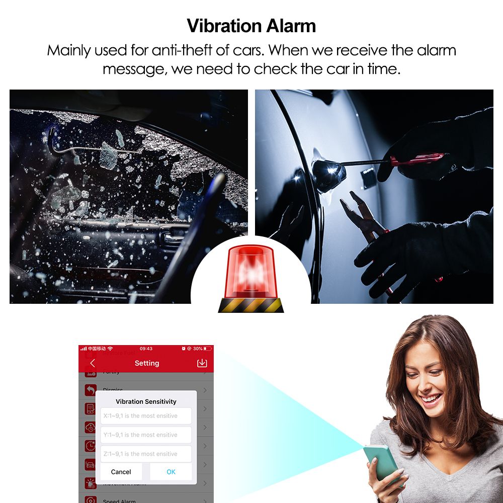 Vehicle Tracker Relay GPS Tracker Cut Off  Hidden