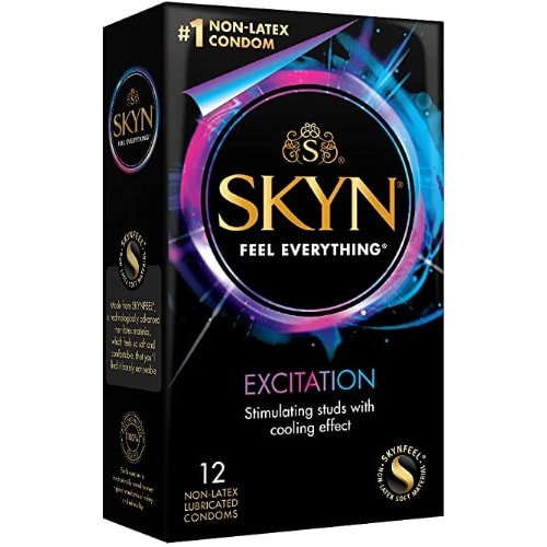 Excitation Non Latex Lubricated Condoms-12Pieces