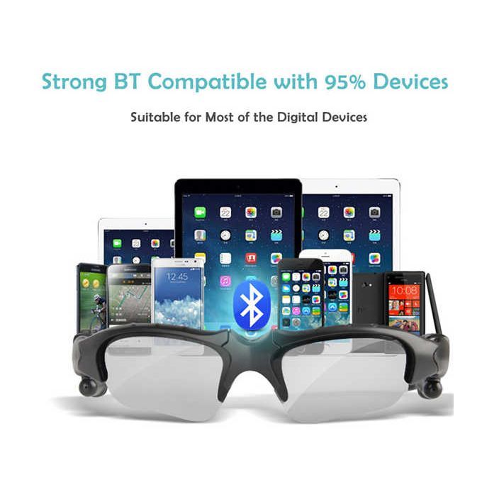 Cycling Sunglasses Riding Earphone Smart Glasses Sport Wireless Bike Sun Glasses-Headphone With Mic