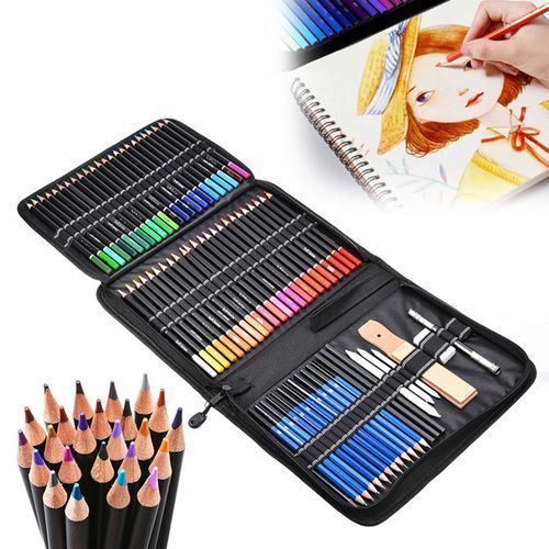 95-Piece Professional Drawing Pencils And Sketch Set