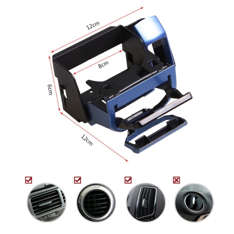 2 PCS SD-1012 Car Multifunctional Drink Holder Garbage Box