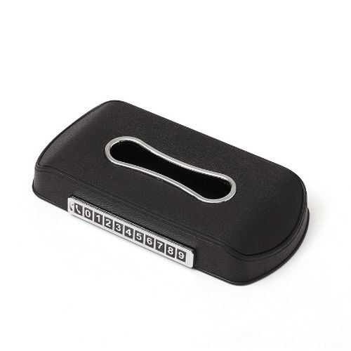 Car Tissue Dispenser Box -Black