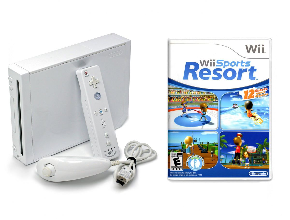 Nintendo Wii Console With Wii Sports Resort - (USA)