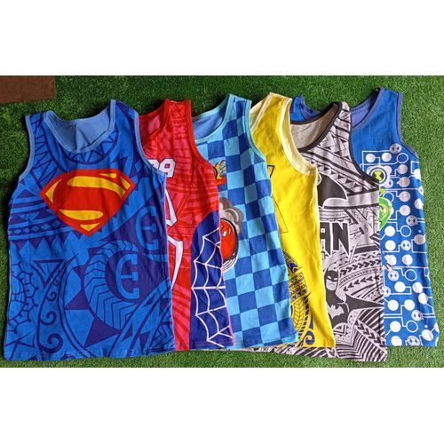 Boys Character Singlet Spiderman 6 In 1