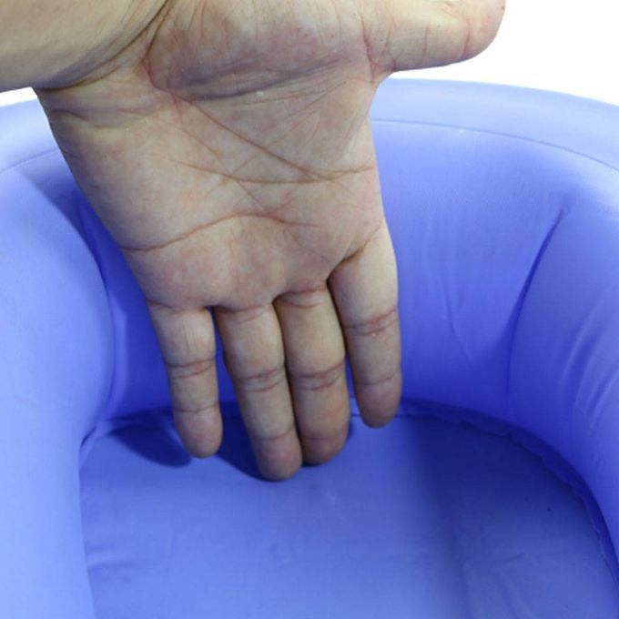 Portable Air Inflation Bedridden Elderly Bedsore Toilet Bedpan W/