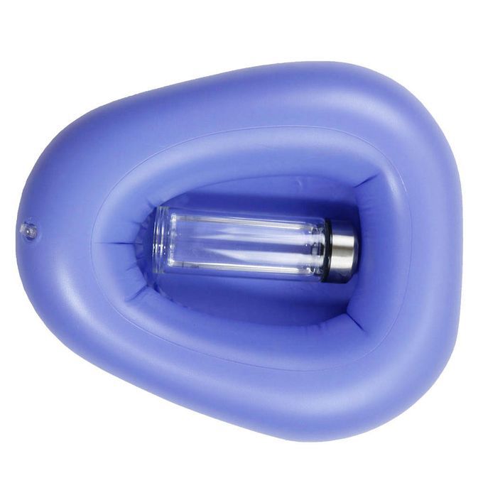 Portable Air Inflation Bedridden Elderly Bedsore Toilet Bedpan W/