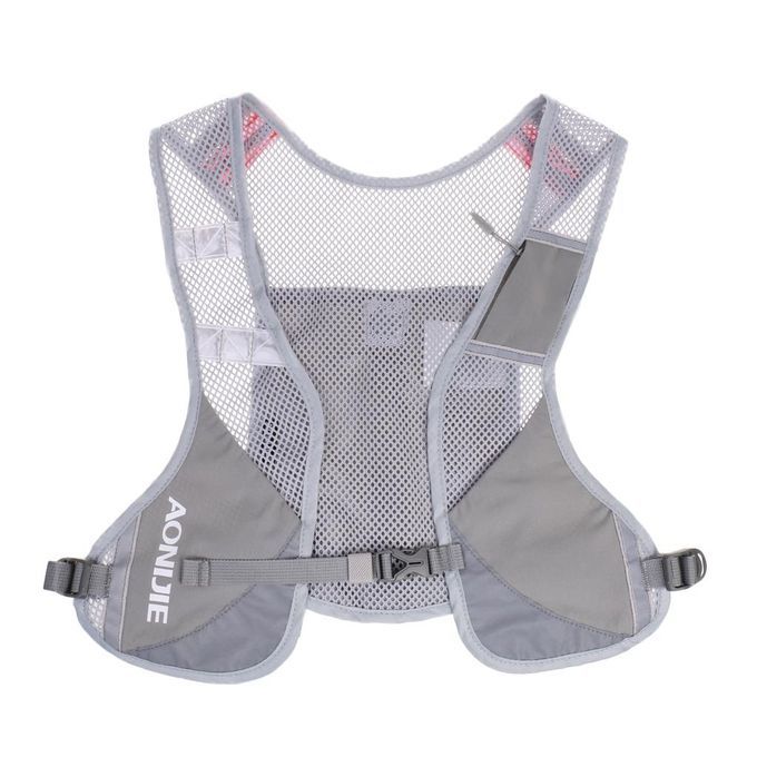 Outdoor Sports Running Race Cycling Hydration Pack Backpack Vest Gray