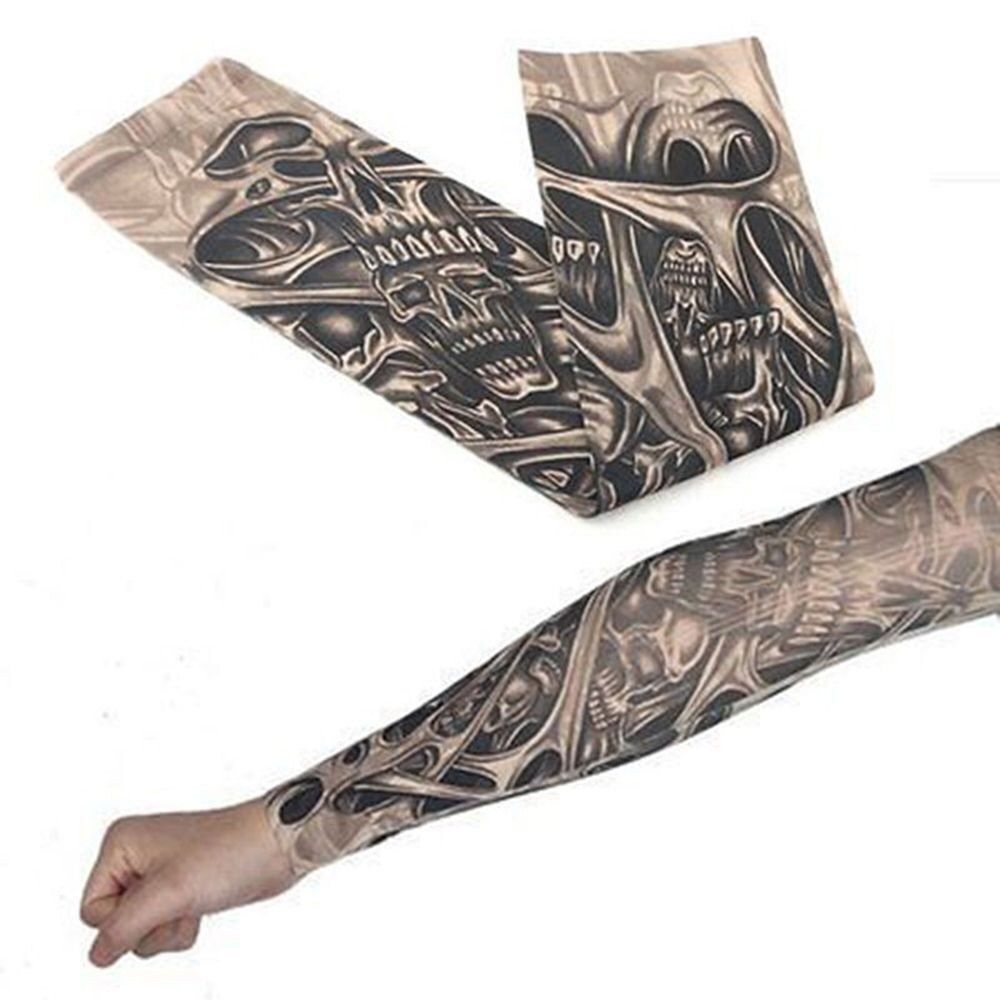 Fake Temporary Tattoo Sleeves Tattoos Full Long Slip On Arm