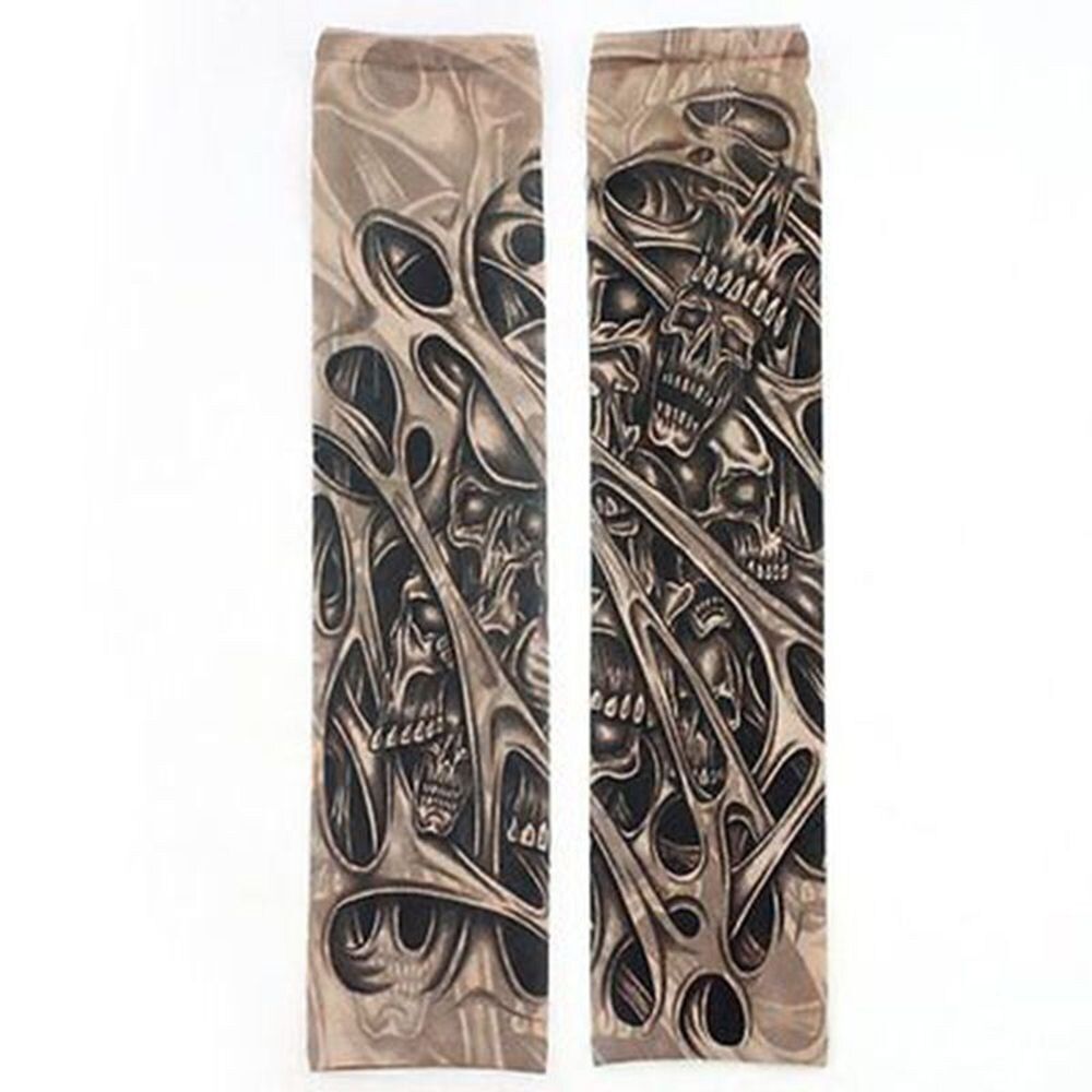 Fake Temporary Tattoo Sleeves Tattoos Full Long Slip On Arm