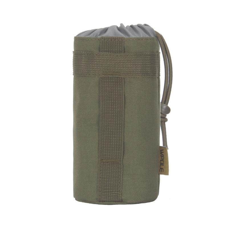 WPOLE A03 Outdoor Sports Bottle Bag Outdoor Bag Camping Hand Hold Water Cup Bag Set Army Green