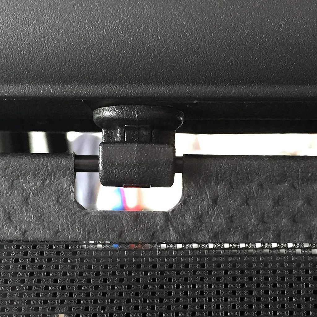 4PCS Plastic Automotive Sliding Sun Shade Holder Hook Clips Suit For