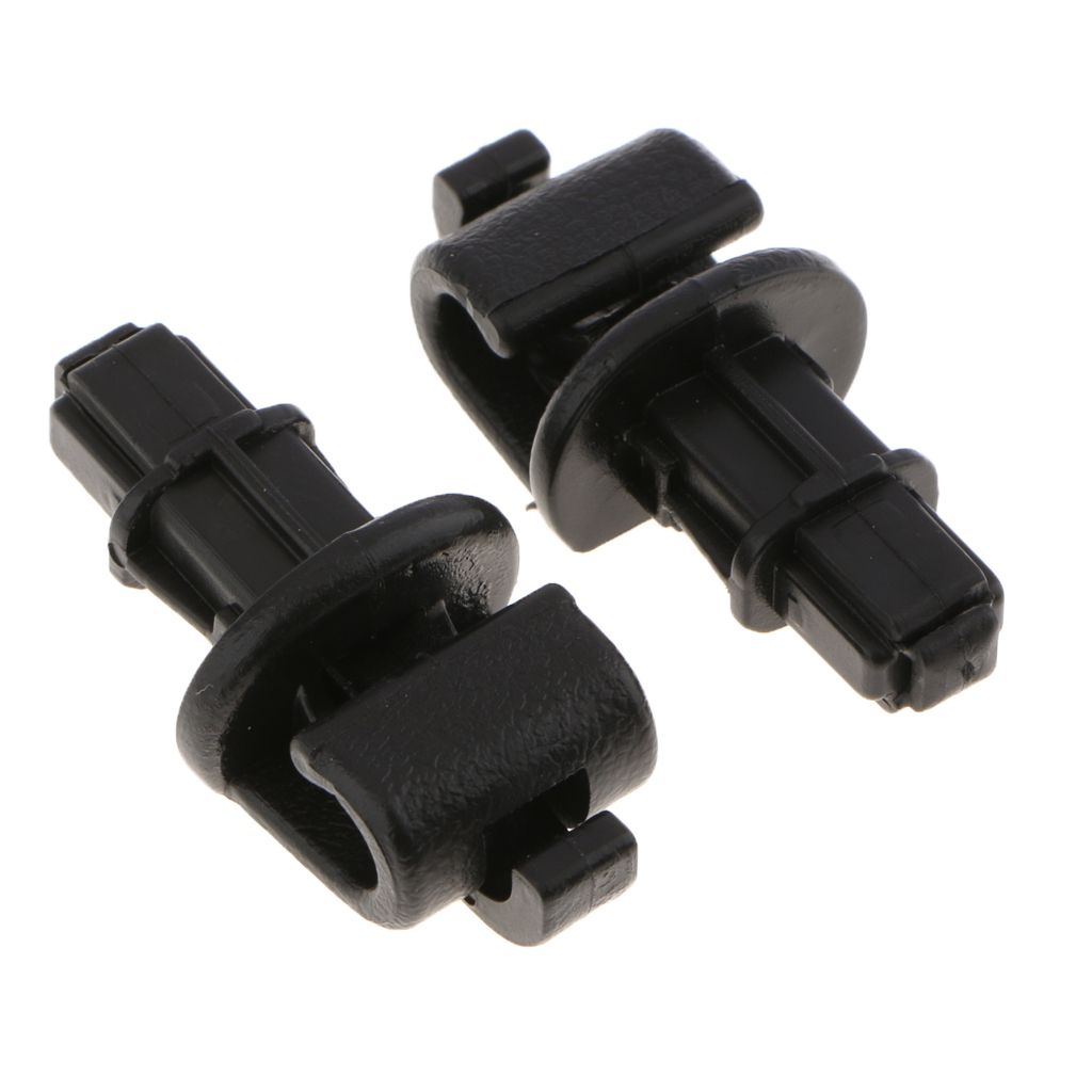 4PCS Plastic Automotive Sliding Sun Shade Holder Hook Clips Suit For