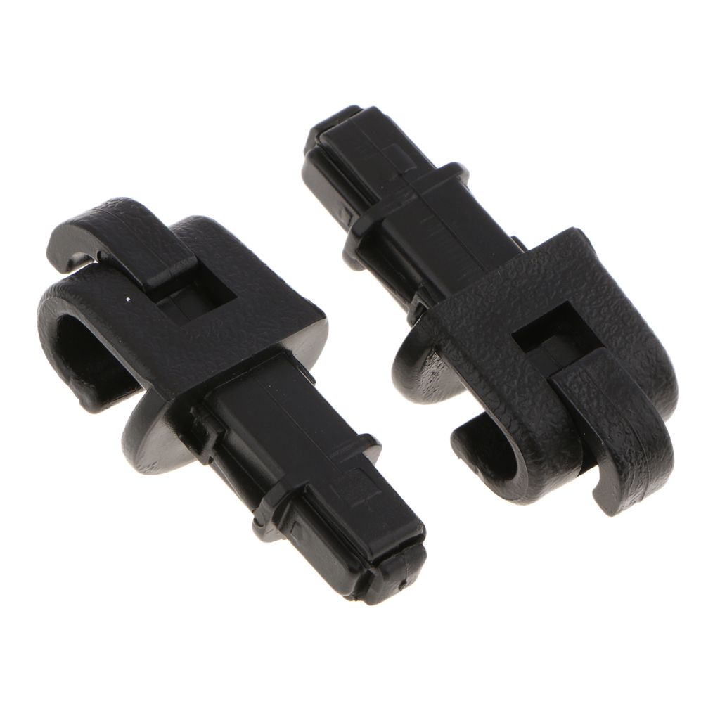 4PCS Plastic Automotive Sliding Sun Shade Holder Hook Clips Suit For