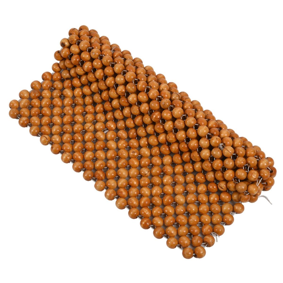 Muzhu Car Seat Cushion Wooden Beads Chair Art Massage Cushion Car Seat Cushion Car Seat Cover Bead Pad Beige