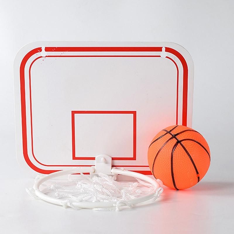 Sport Office Basketball Hoop Clip for Trash Can Basketball Game Small Basketball Board Clip for Waste Basket