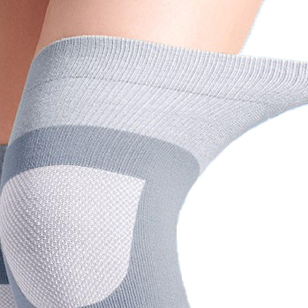 1 Pair Knee Support Protector Adults Knee Pads Yoga Sport Soft Knee Guards Grey