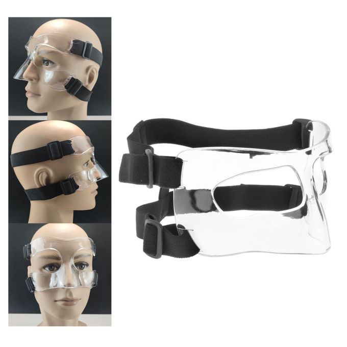 Clear Basketball Mask Durable Face Nose Guard Face Shield Mask For Men