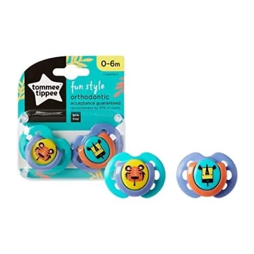 Tommee Tippee Fun Style Soothers 0-6m
