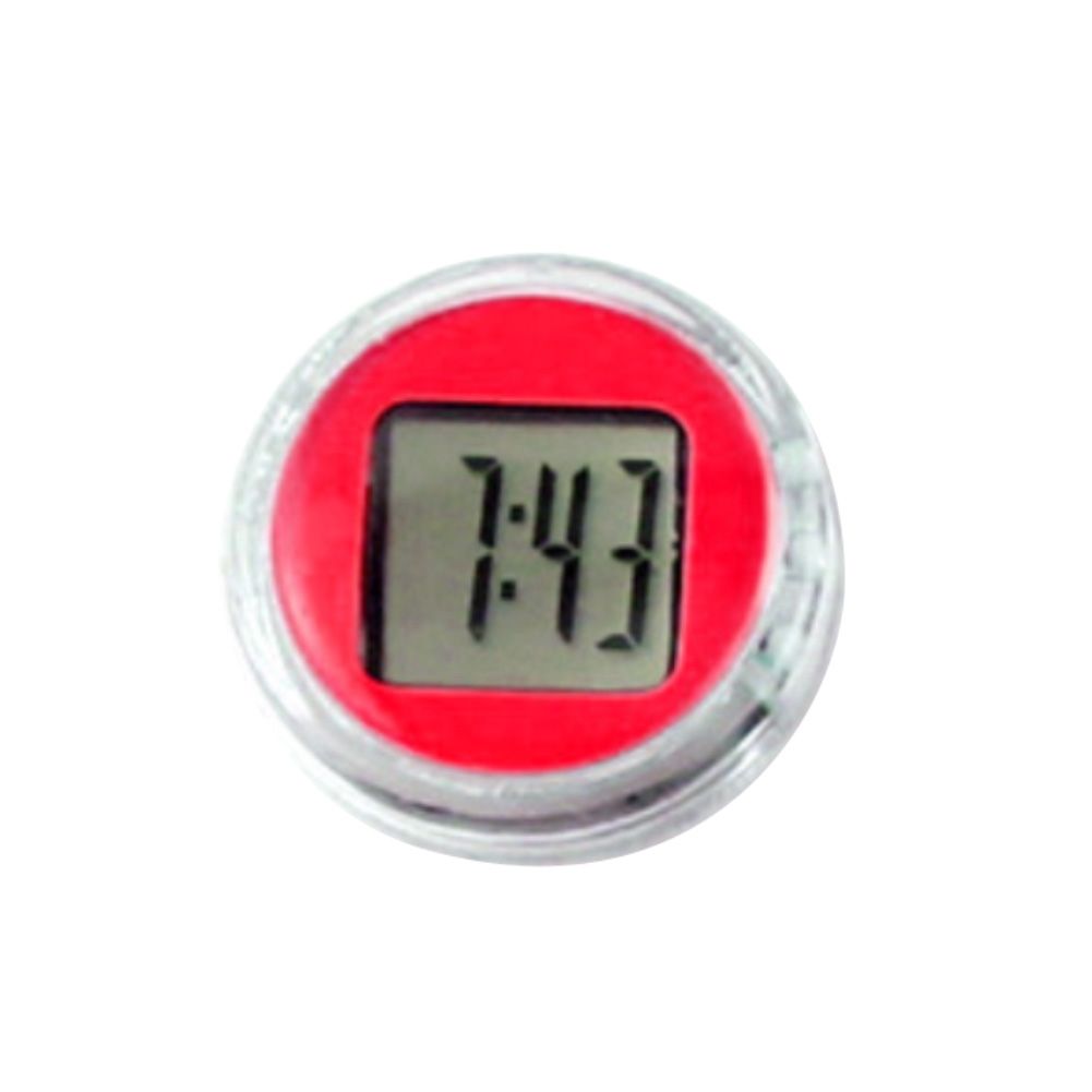 Mini Precision Motorcycle Clock Waterproof Compact Motorcycle Mount Adhesive Watch Moto Digital Clock With Stopwatch