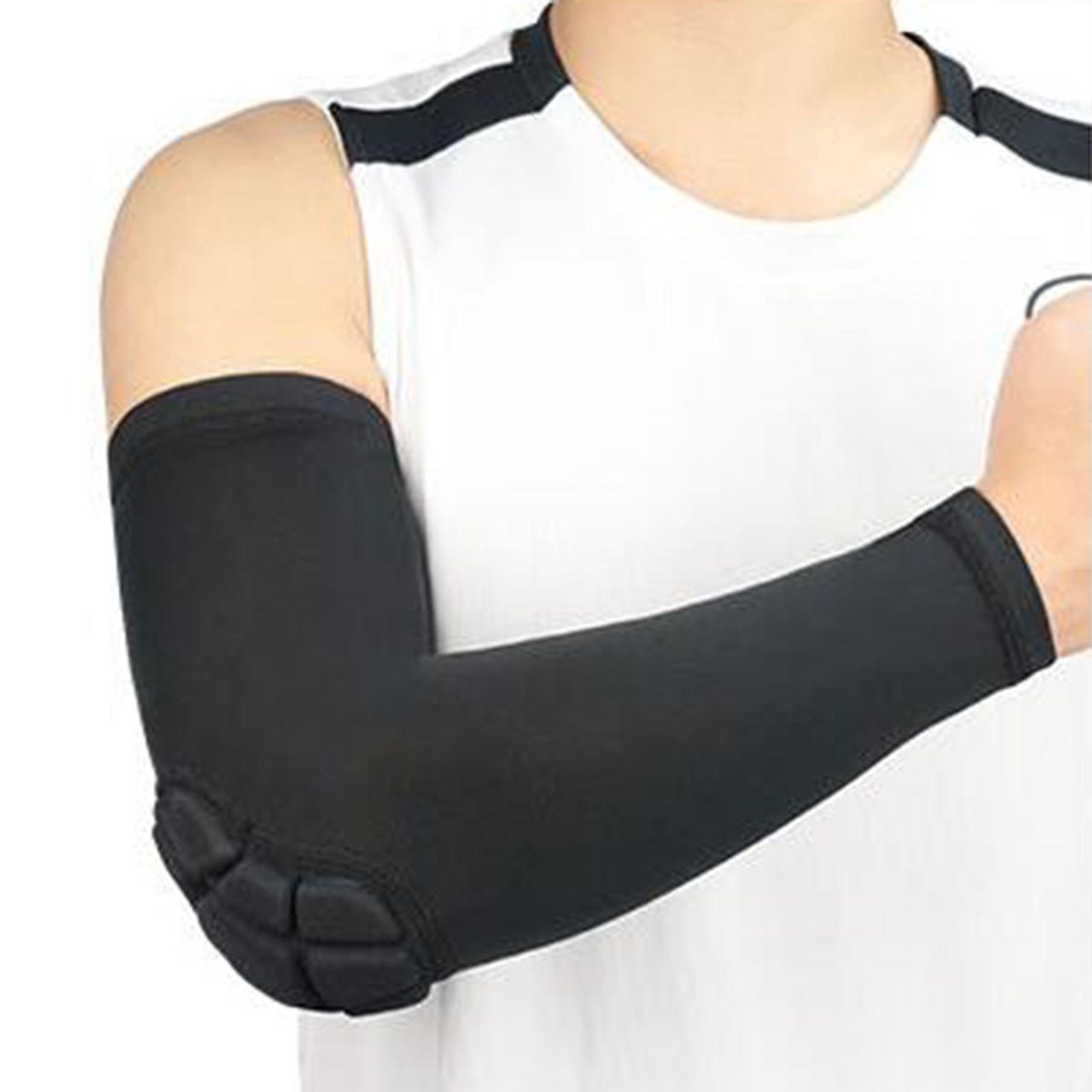 Honeycomb Pad Elbow Sleeve Compression Support Arm