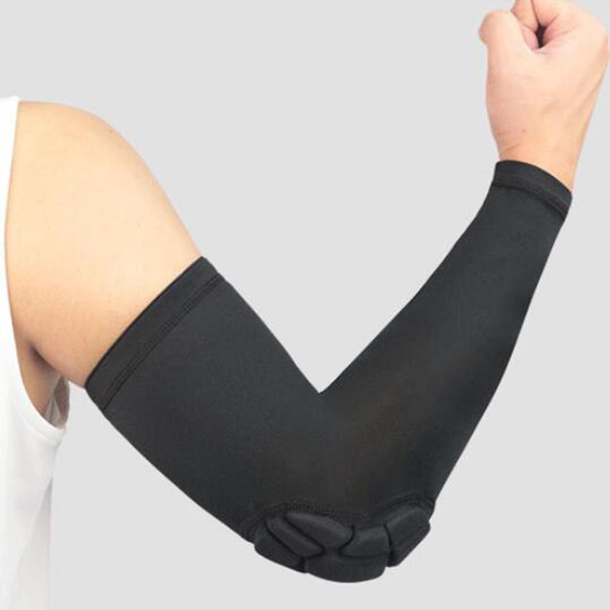 Honeycomb Pad Elbow Sleeve Compression Support Arm