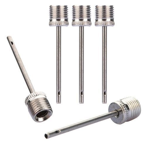 New Ball Inflating Pump Needle Football/Rugby/Volleyball/Netball Valves (10Pcs)