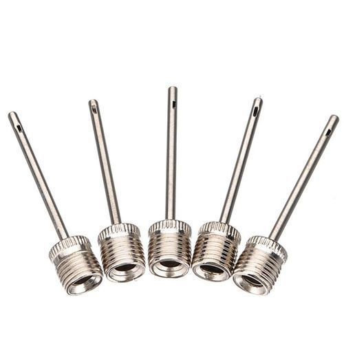 New Ball Inflating Pump Needle Football/Rugby/Volleyball/Netball Valves (10Pcs)