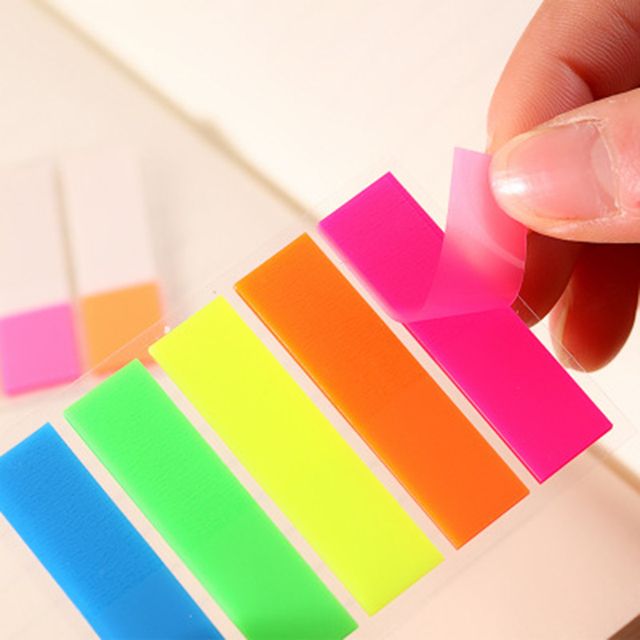 Fluorescent Transparent Note Stickers Cute Stickers Note