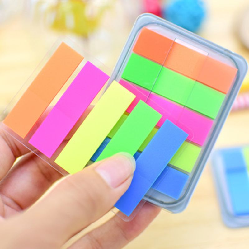Fluorescent Transparent Note Stickers Cute Stickers Note