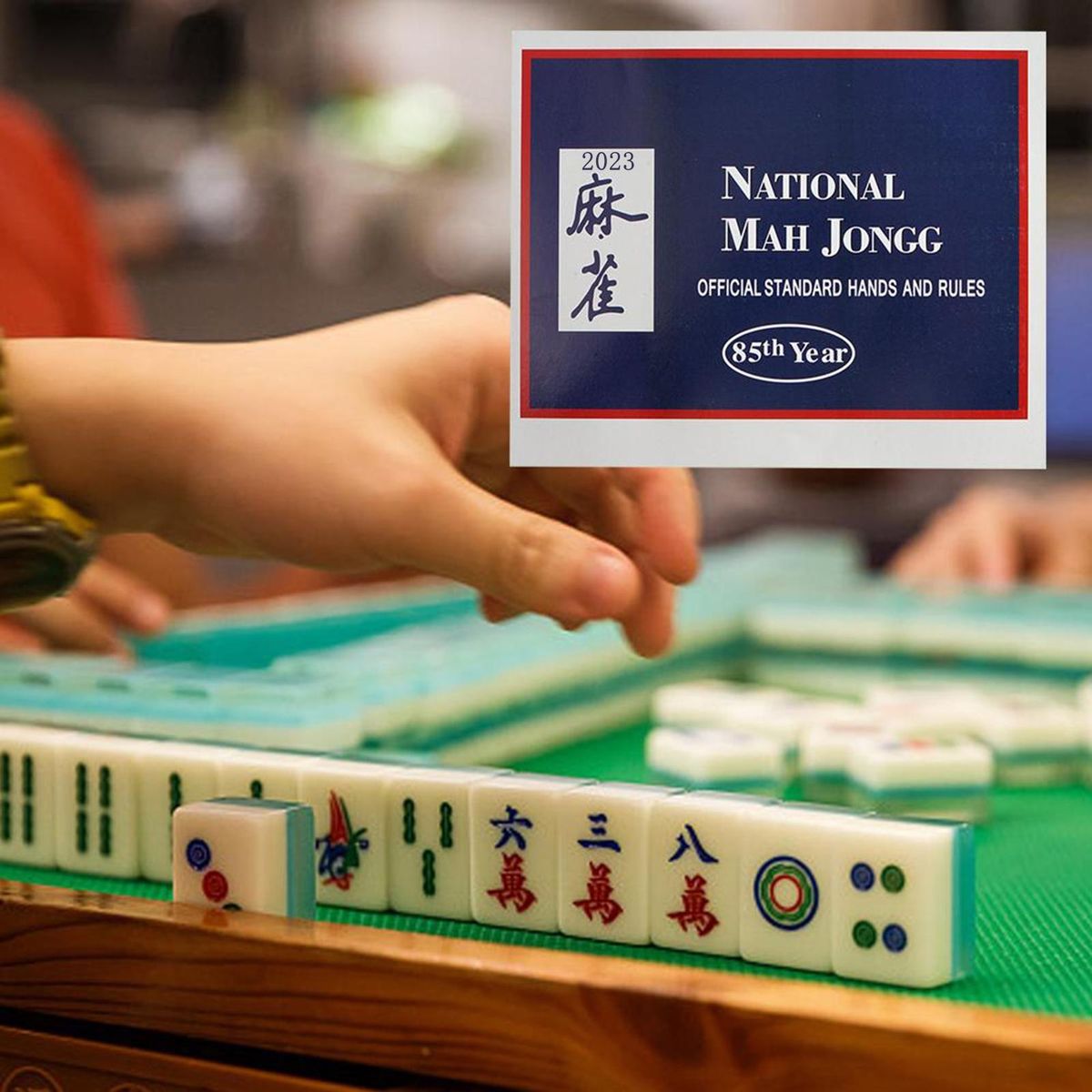 Mahjong Scorecard Official Hands Mahjong Prop Blue