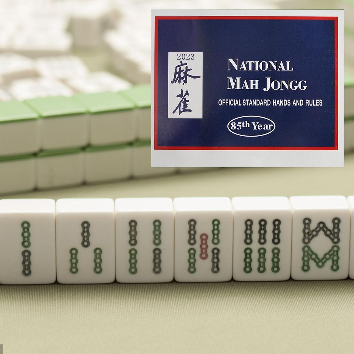 Mahjong Scorecard Official Hands Mahjong Prop Blue