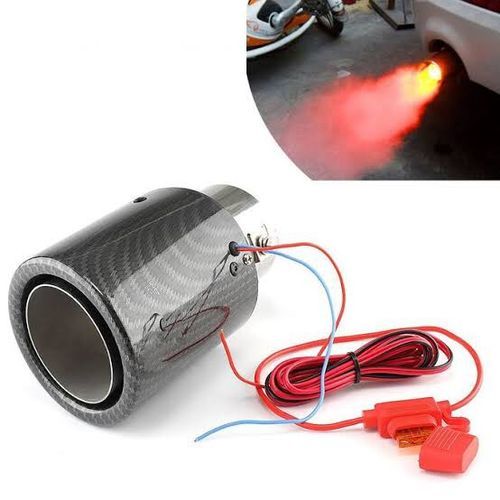 Original Car Universal LED Exhaust Muffler Red