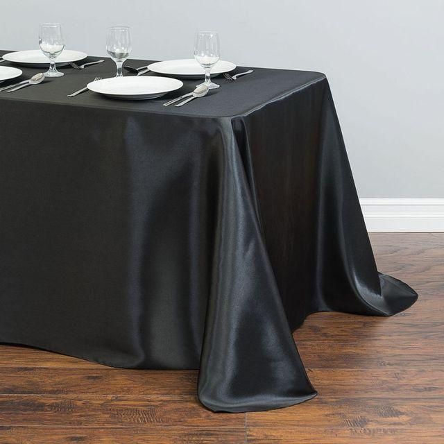 Table Cloth Rectangular Satin Tablecloth-228X395