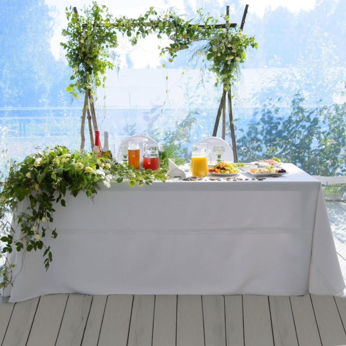 Table Cloth Rectangular Satin Tablecloth-228X395