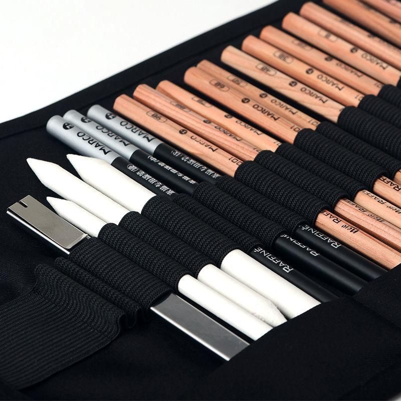 Sketching Pencil 7001 Professional Art Painting Log Painting Charcoal Pencil 2B/HB/4B/6B/8B/10B