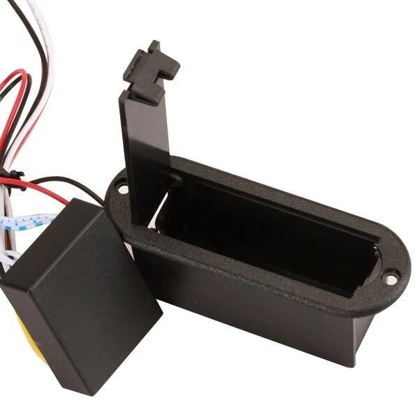 Set Of 2-Band EQ Equalizer Preamp Circuit W/ Battery Case For Active Bass Pickup
