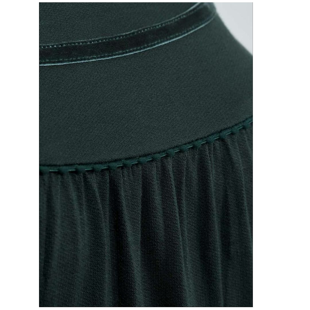 Mfed Ladies Velvet Detail Long Sleeve