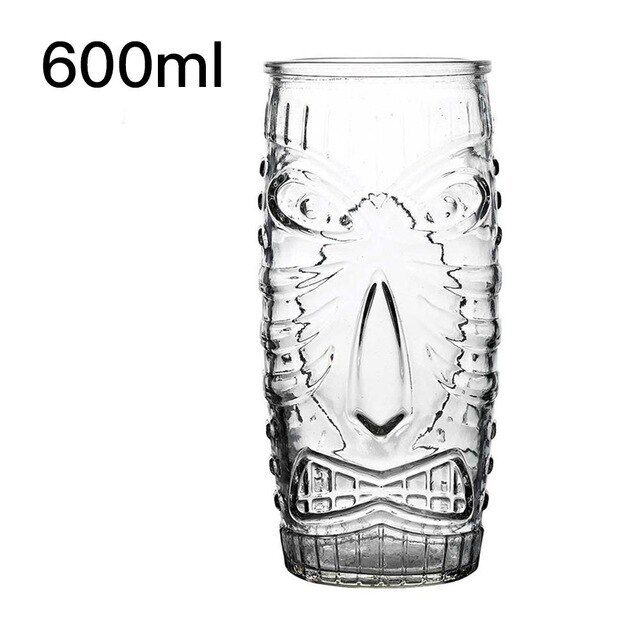 New Hawaiian Tiki Cup Tail Glass Beer Glass