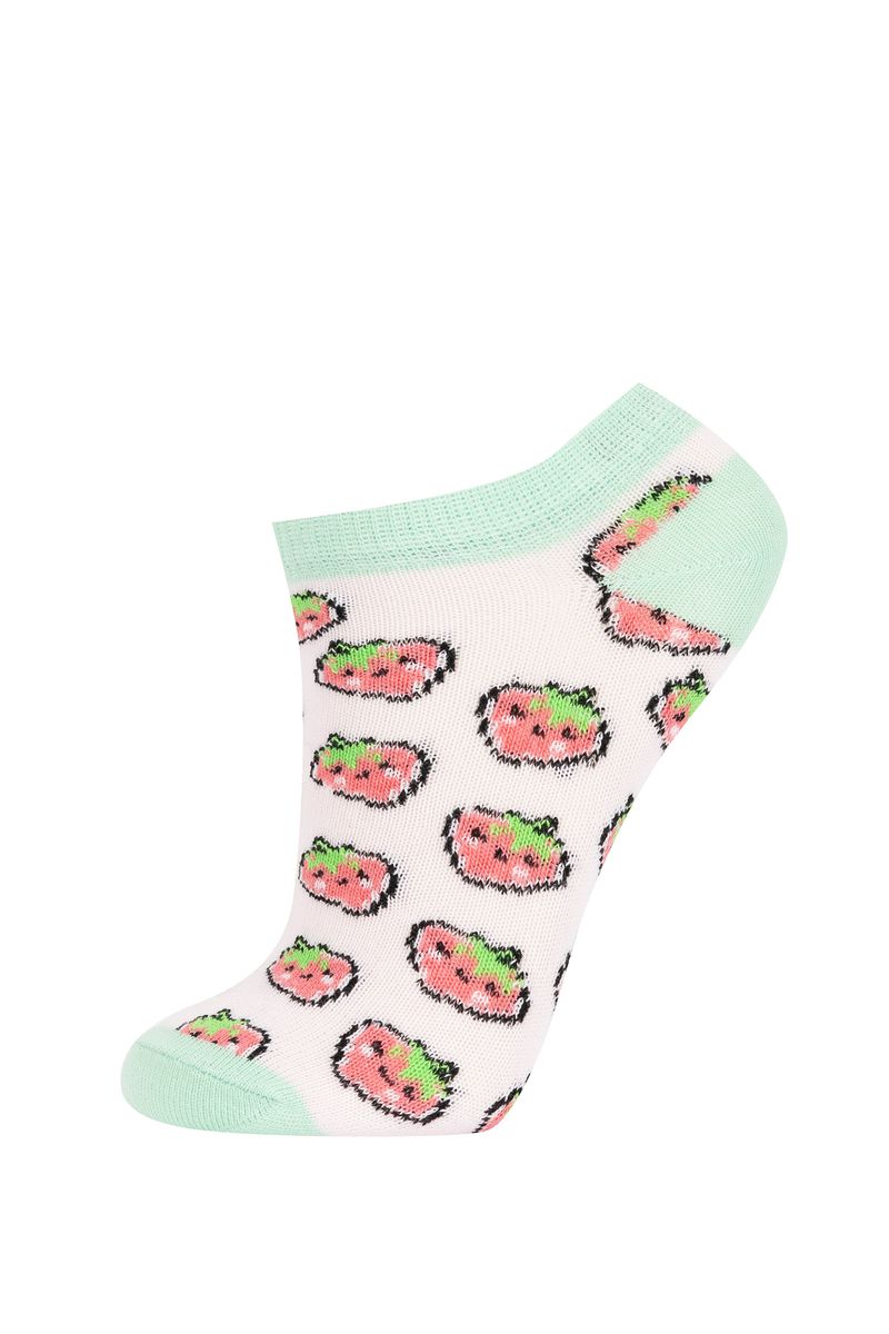 7 Piece Girl Casual Low Cut Socks - Karma